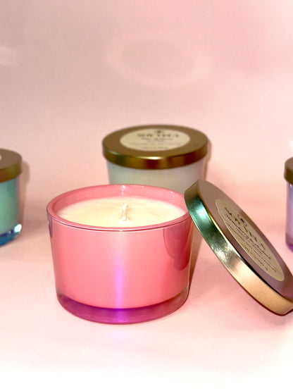 Lumânare Happiness roz