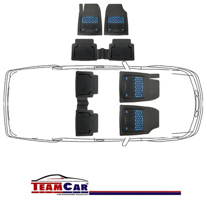 Covorase Auto TeamCar® Tip Tavita Compatibile Volkswagen ID.5 E25 (2021–2025) - Blue - 221.ro