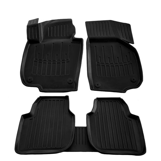 Set covorase auto cauciuc tip tavita pentru skoda superb ii (3t) (2008-2015)