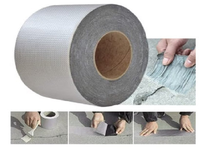 Banda adeziva butilica, impermeabila, izolatoare, Naimeed D6445, 5mx10cmx1mm