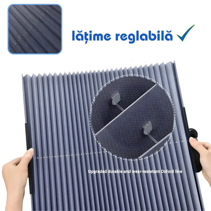 Parasolar Auto Retractabil pentru Blocarea Soarelui și Izolație Termică - 1 buc 70cm