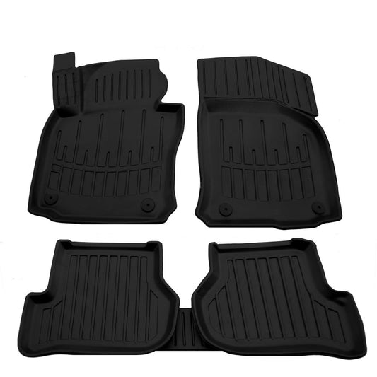 Set covorase auto cauciuc tip tavita  pentru skoda octavia ii (a5) (2004-2013)