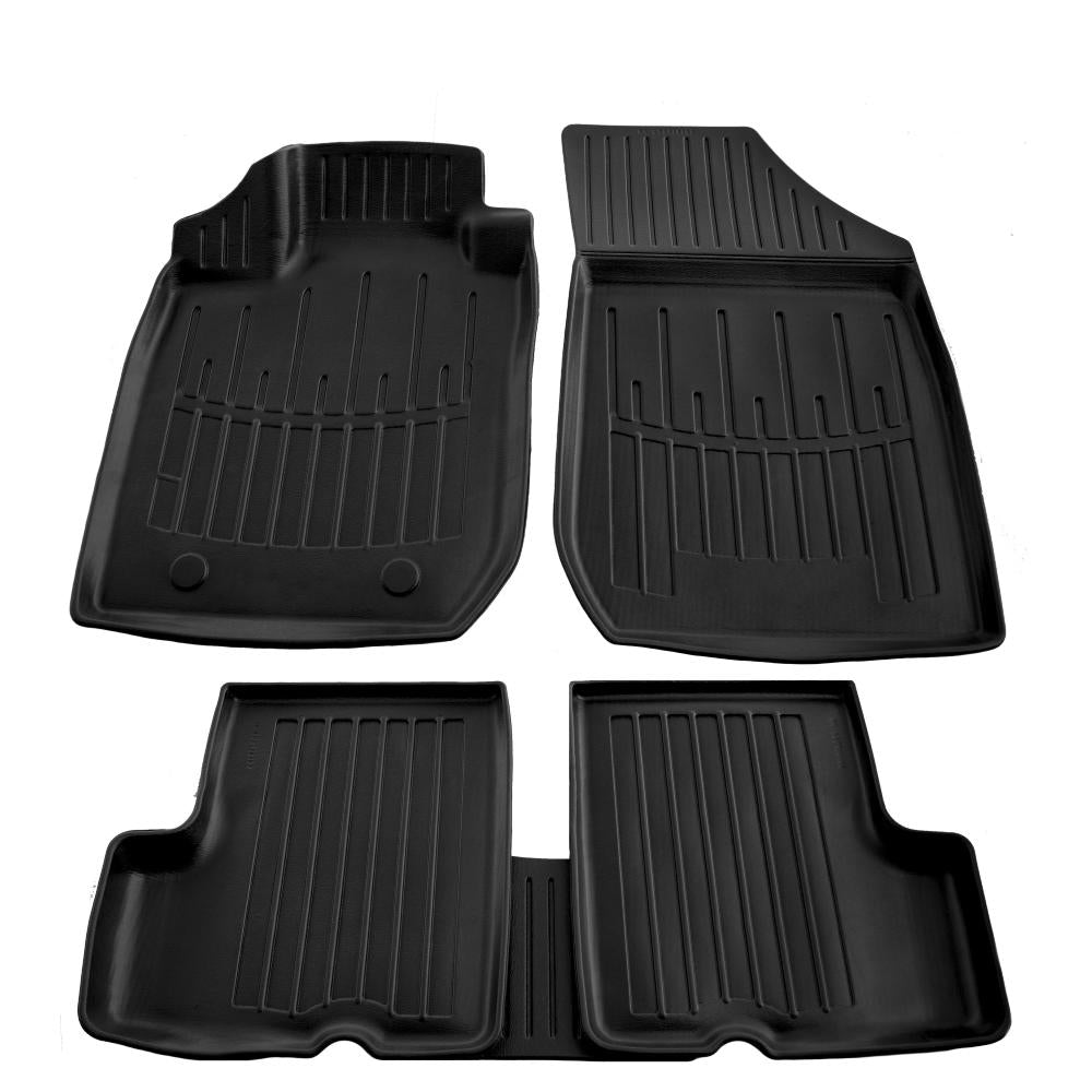Set covorase auto cauciuc tip tavita pentru dacia logan mcv (2006-2012)
