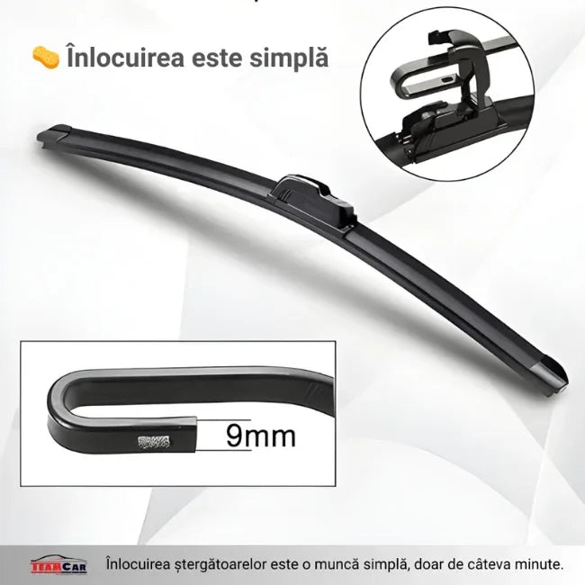 Stergatoare Peugeot 307 Hatchback (2001–2008) TeamCar® Flat – Set fata - 221.ro