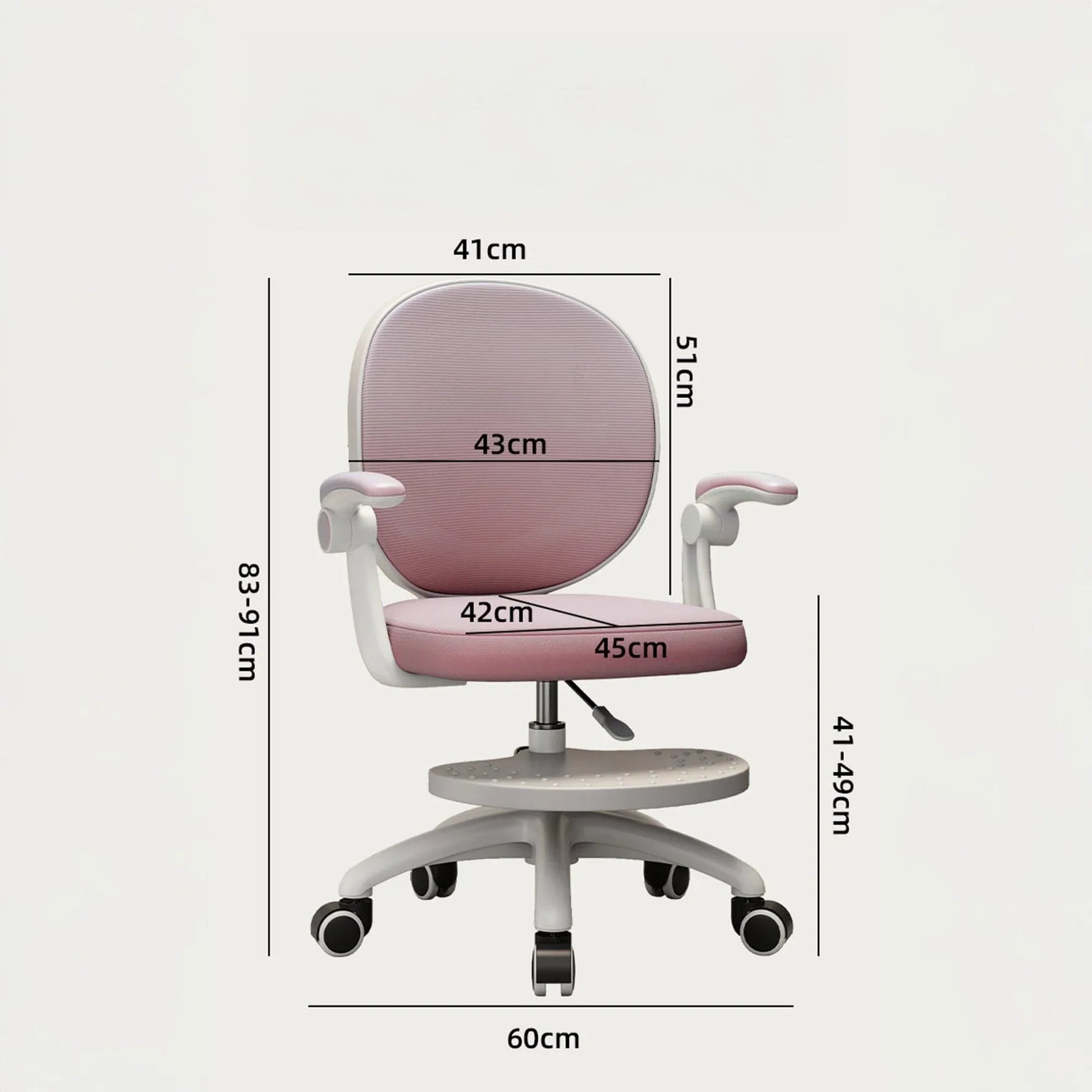 Scaun Reglabil pentru Copii – Model Ergonomic cu Spatar Confortabil, Ideal pentru Birou sau Camera de Studiu, Potrivit pentru Elevi si Scolari, Inaltime Ajustabila, Design Stabil pentru Sesiuni Lungi la Birou sau Scris, Roz - 221.ro