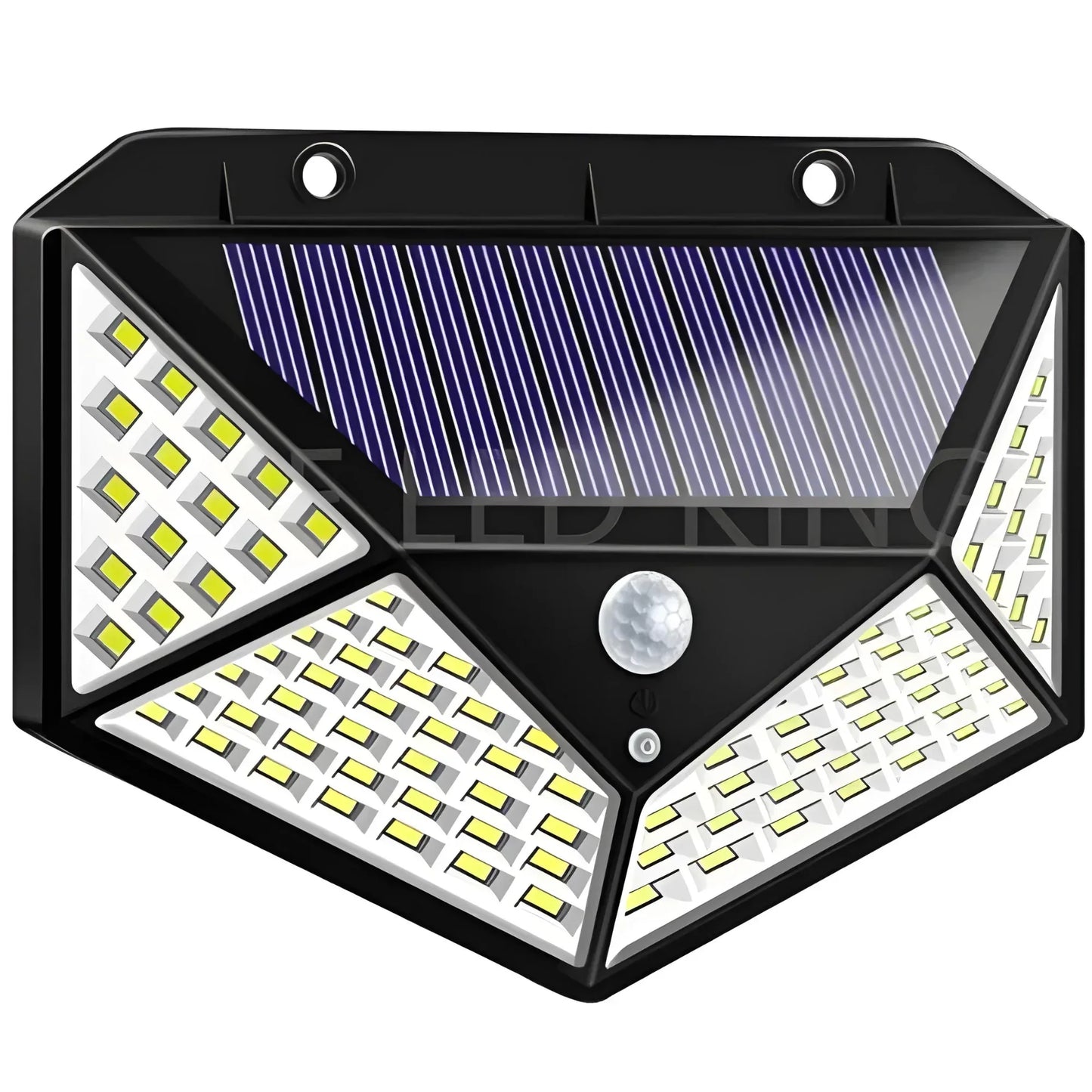 Lampa Solară Smart de Perete cu 100 LED-uri: Iluminează-ți Spatiul Exterior cu Tehnologia Smart cu Senzor de Mișcare!
