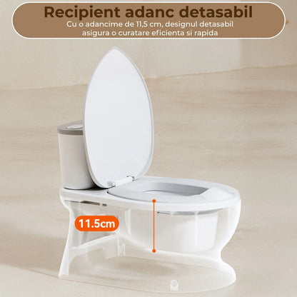 Toaleta cu Design Realist pentru Copii, Alb