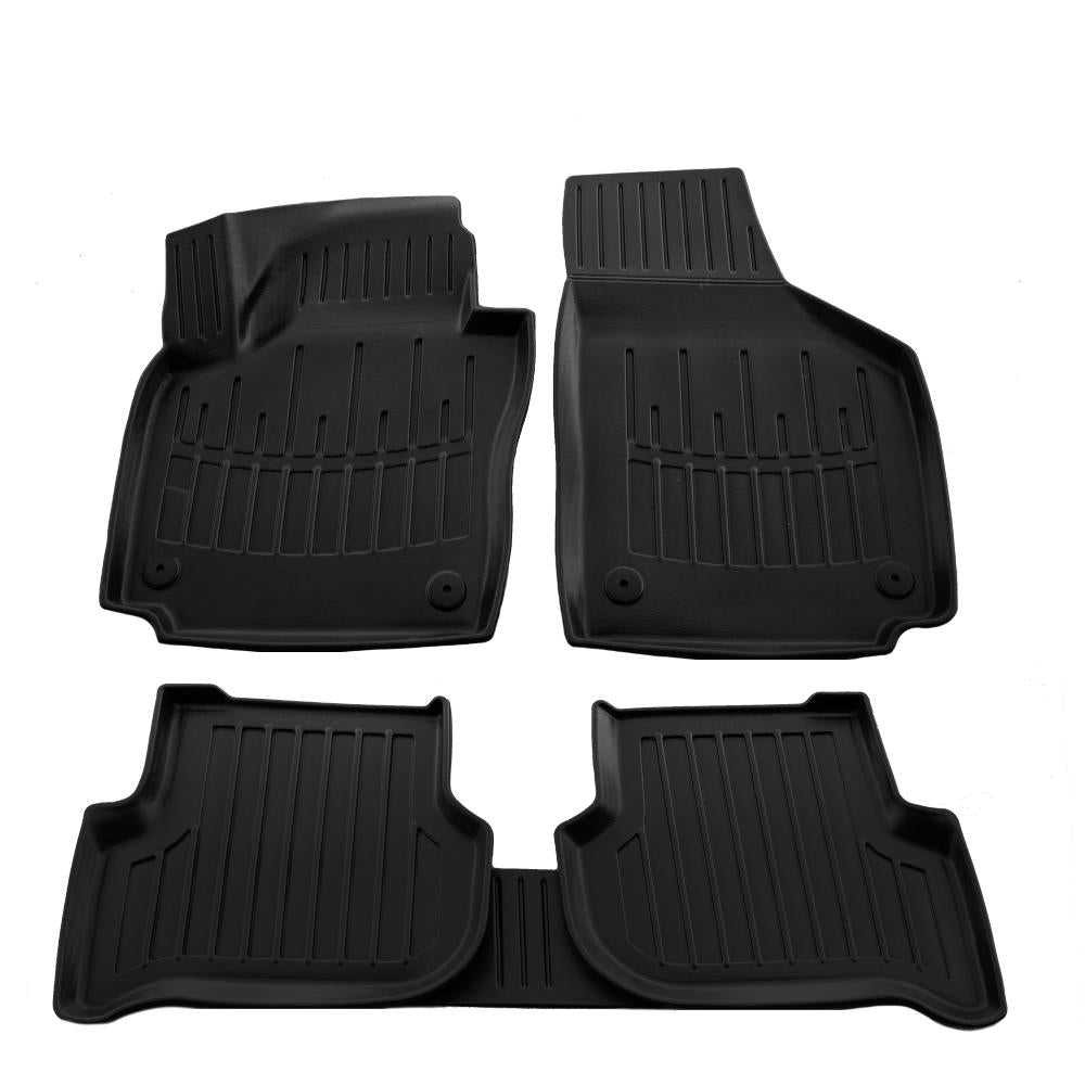 Set covorase auto cauciuc tip tavita pentru vw golf plus (2005-2014)