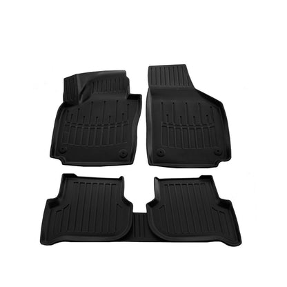 Set covorase auto cauciuc tip tavita pentru vw golf plus (2005-2014)