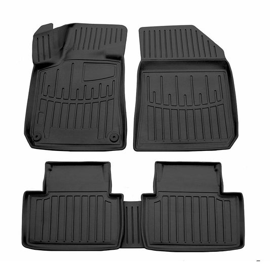 Set covorase auto cauciuc tip tavita pentru peugeot 301 (2012-)
