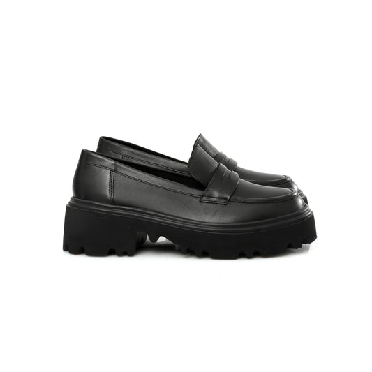 Chunky Penny Loafer Noire