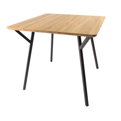 Masa bucatarie, living, blat MDF, Naimeed 9610, Salcam Deschis, 80x80x75cm