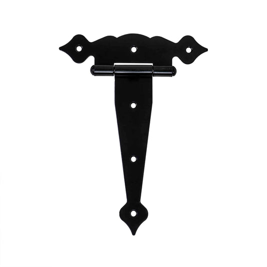 Balama decorativa pentru porti si usi, culoare negru 194x55x48x2.5 mm / 9744