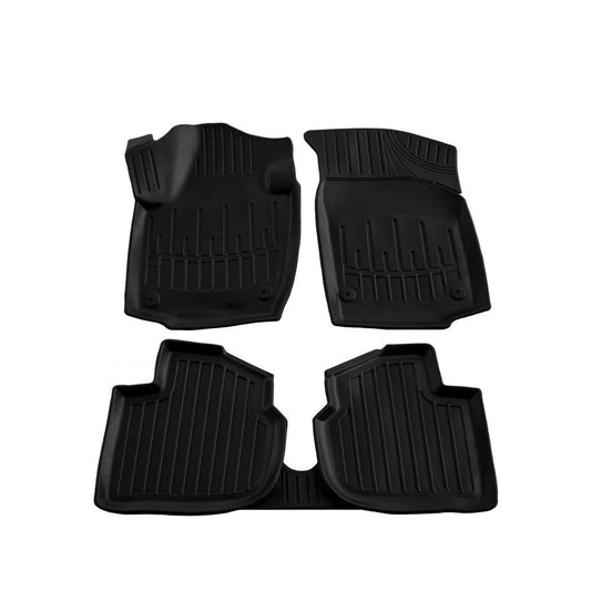 Set covorase auto cauciuc tip tavita pentru skoda rapid (2012-2019)