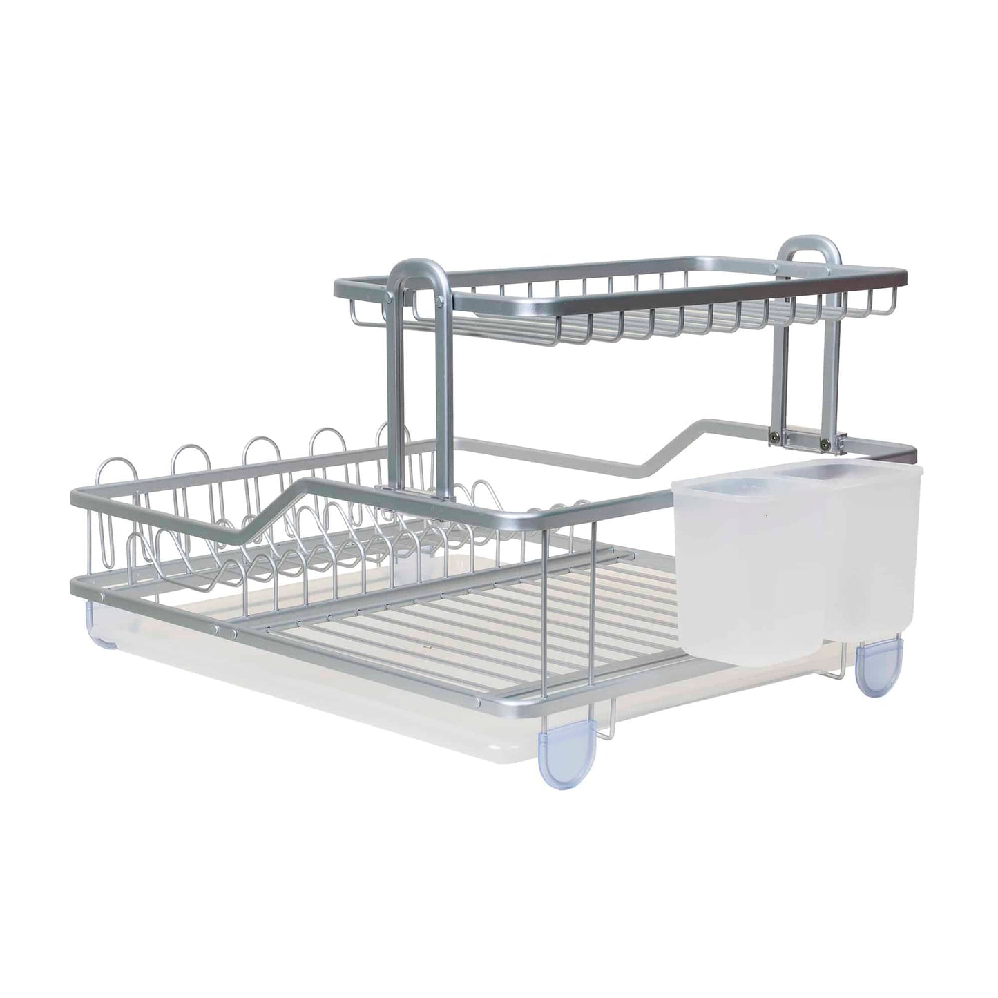 Suport vase, cu tava din plastic si suport tacamuri 55x35x28 cm / 979