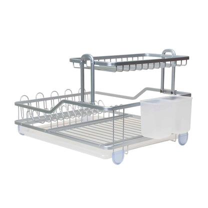 Suport vase, cu tava din plastic si suport tacamuri 55x35x28 cm / 979