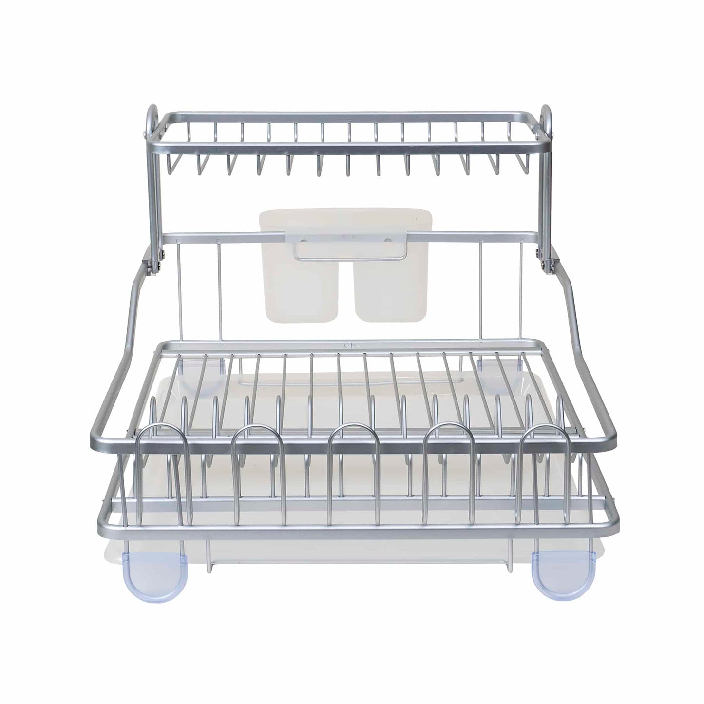 Suport vase, cu tava din plastic si suport tacamuri 55x35x28 cm / 979