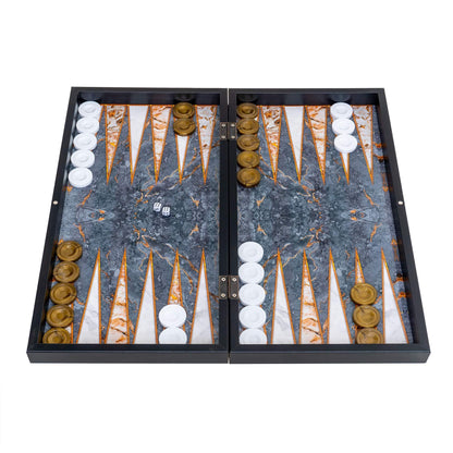 Joc de table din lemn lacuit 50x50cm gray / 987-4 - 221.ro