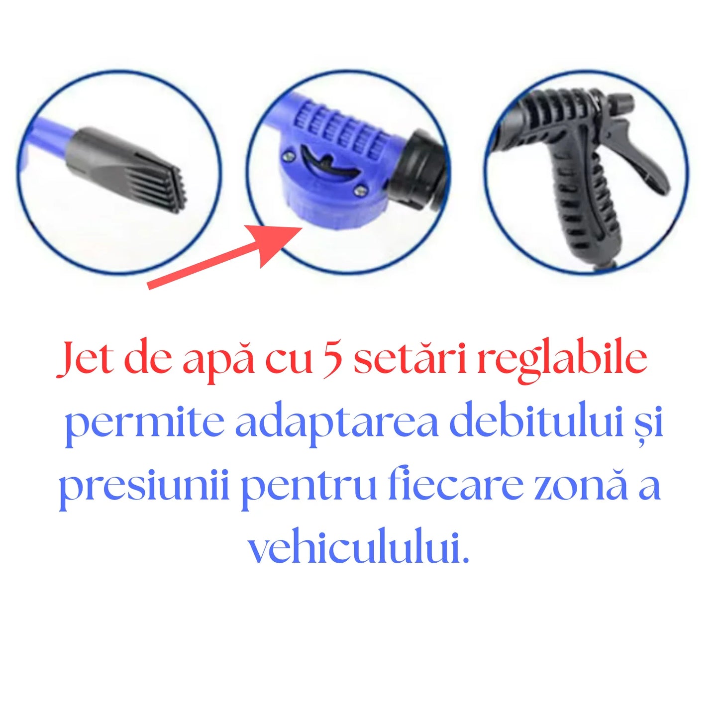 Pistol Spumare Auto Car Wash Rocket, Presiune Înaltă, Jet Reglabil