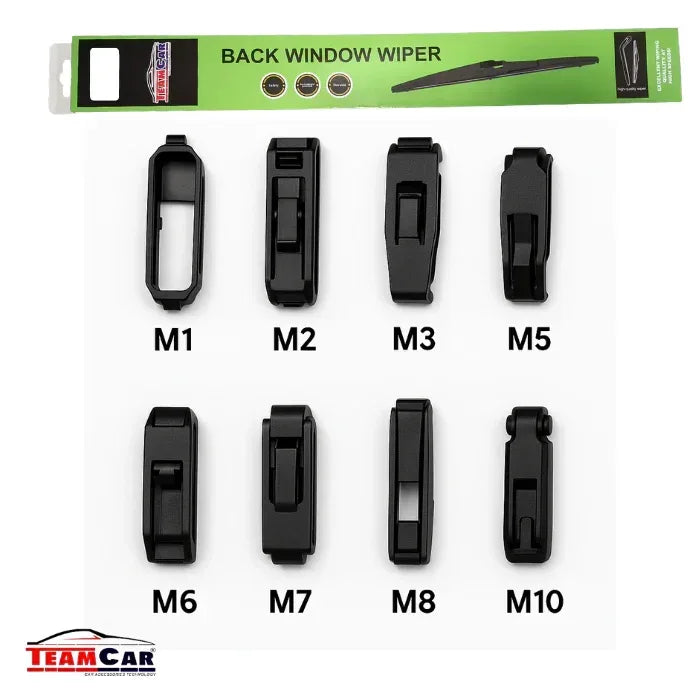 Ștergător lunetă auto TEAMCAR® 13" cu 10 adaptoare universale - 221.ro