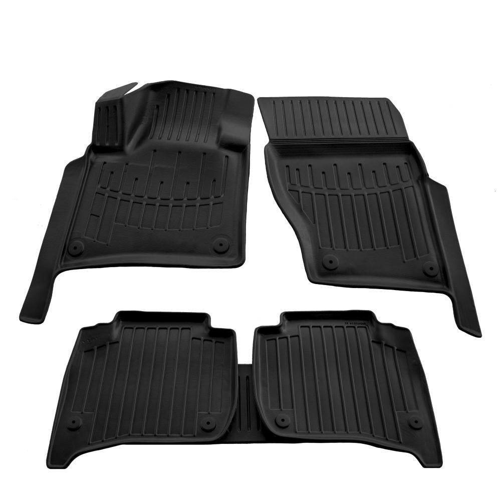 Set covorase auto cauciuc tip tavita pentru vw touareg ii (7p) (2010-2018)