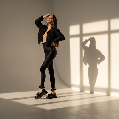 Colanti modelatori cu volan in talie No Name