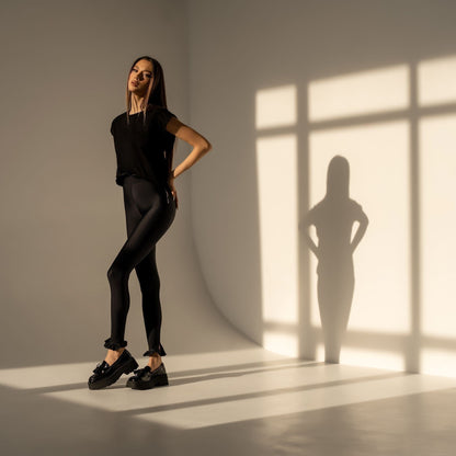 Colanti modelatori cu volan in talie No Name