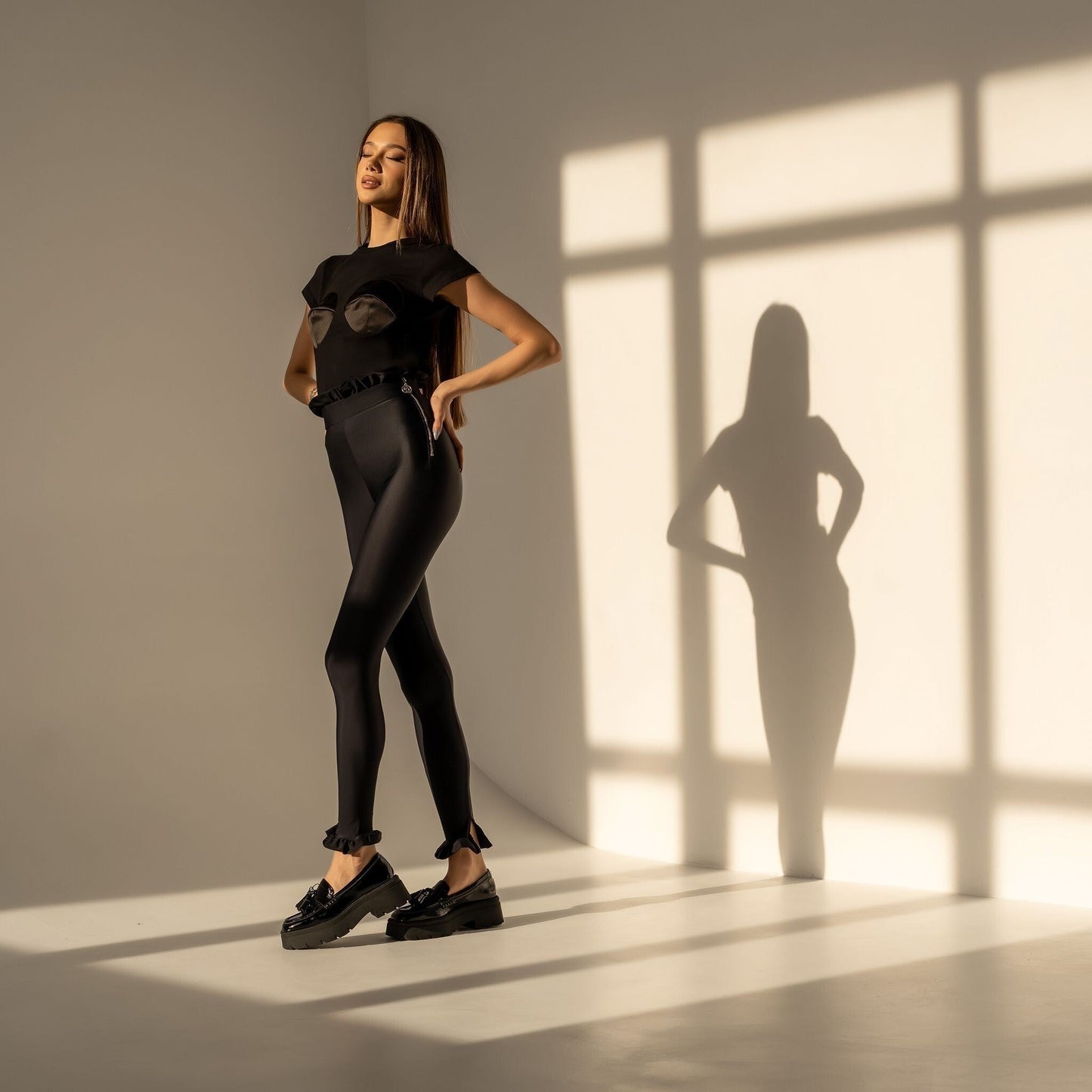 Colanti modelatori cu volan in talie No Name