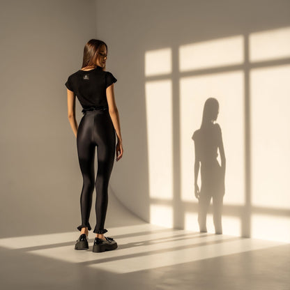 Colanti modelatori cu volan in talie No Name