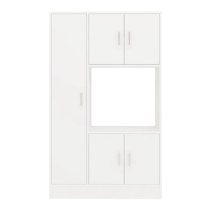 Dulap bucatarie Arno, 5 Usi, Alb, 90 x 32 x 150 cm