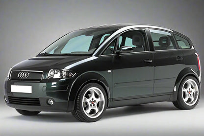 Covorașe Auto Tip Tăviță Compatibile Audi A2 (1999–2005), Negru, Design Antiderapant, Protecție Completă