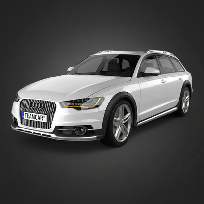 Covorase  Audi A6 C7 Allroad Cauciuc Tavita Allroad Compatibile 2012–2018 | Blue