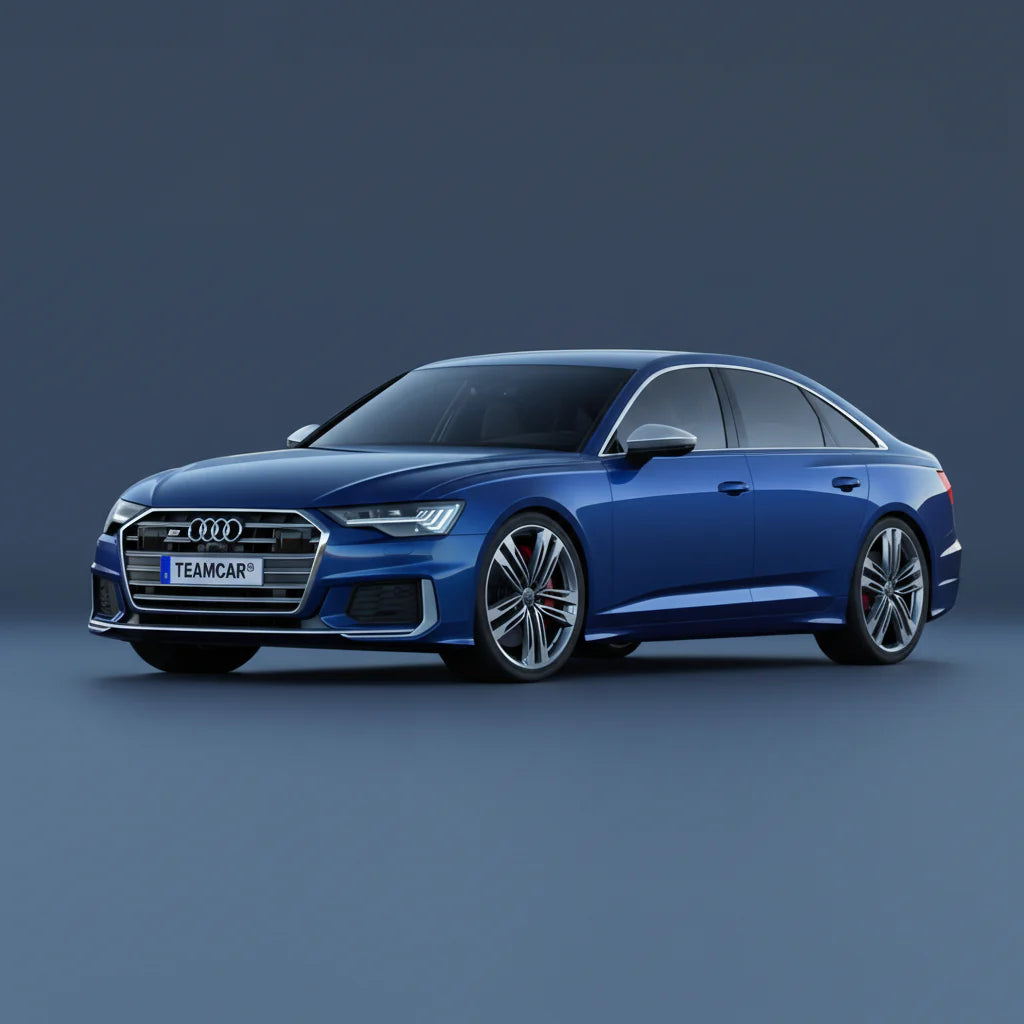 Covorase Cauciuc Tavita Compatibile Audi A6 C8 Sedan 2018–2025-Red