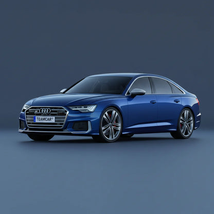 Covorase Cauciuc Tavita Compatibile Audi A6 C8 Sedan 2018–2025-Blue