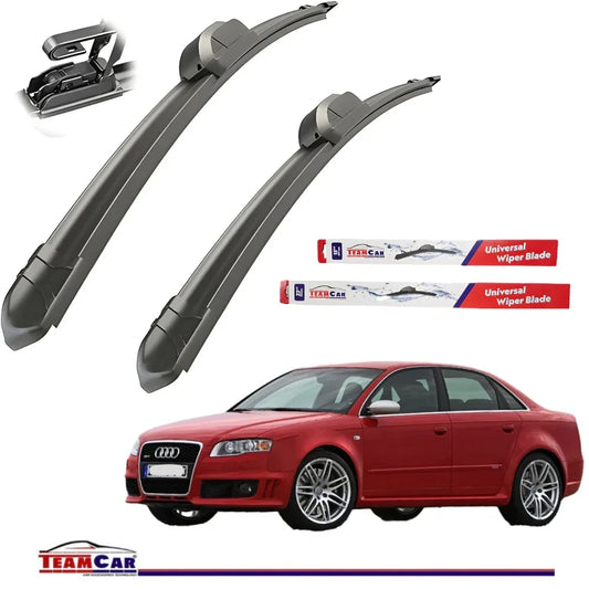Ștergătoare TeamCar® Audi A4 B7 (2004–2008) – Flat 10 Adaptor-Set față - 221.ro
