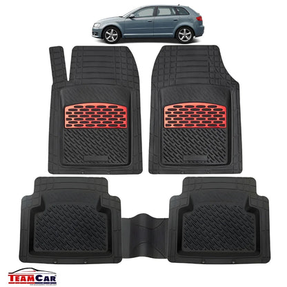 Audi A3 Covorase Auto TeamCar® Tavita Compatibile Hatchback 5 uși (2003–2013) Red - 221.ro