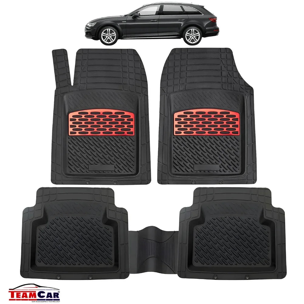 Audi A4 B8 Allroad Covorase Auto TeamCar® Tip Tavita Compatibile (2009–2016) Red - 221.ro