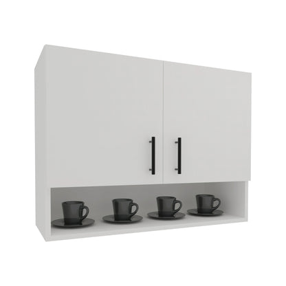 Corp Superior haaus Berna, 2 Usi, cu spatiu, Alb, 80 x 30 x 60 cm