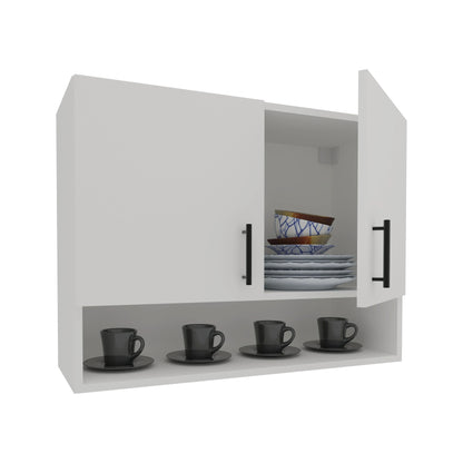Corp Superior haaus Berna, 2 Usi, cu spatiu, Alb, 80 x 30 x 60 cm