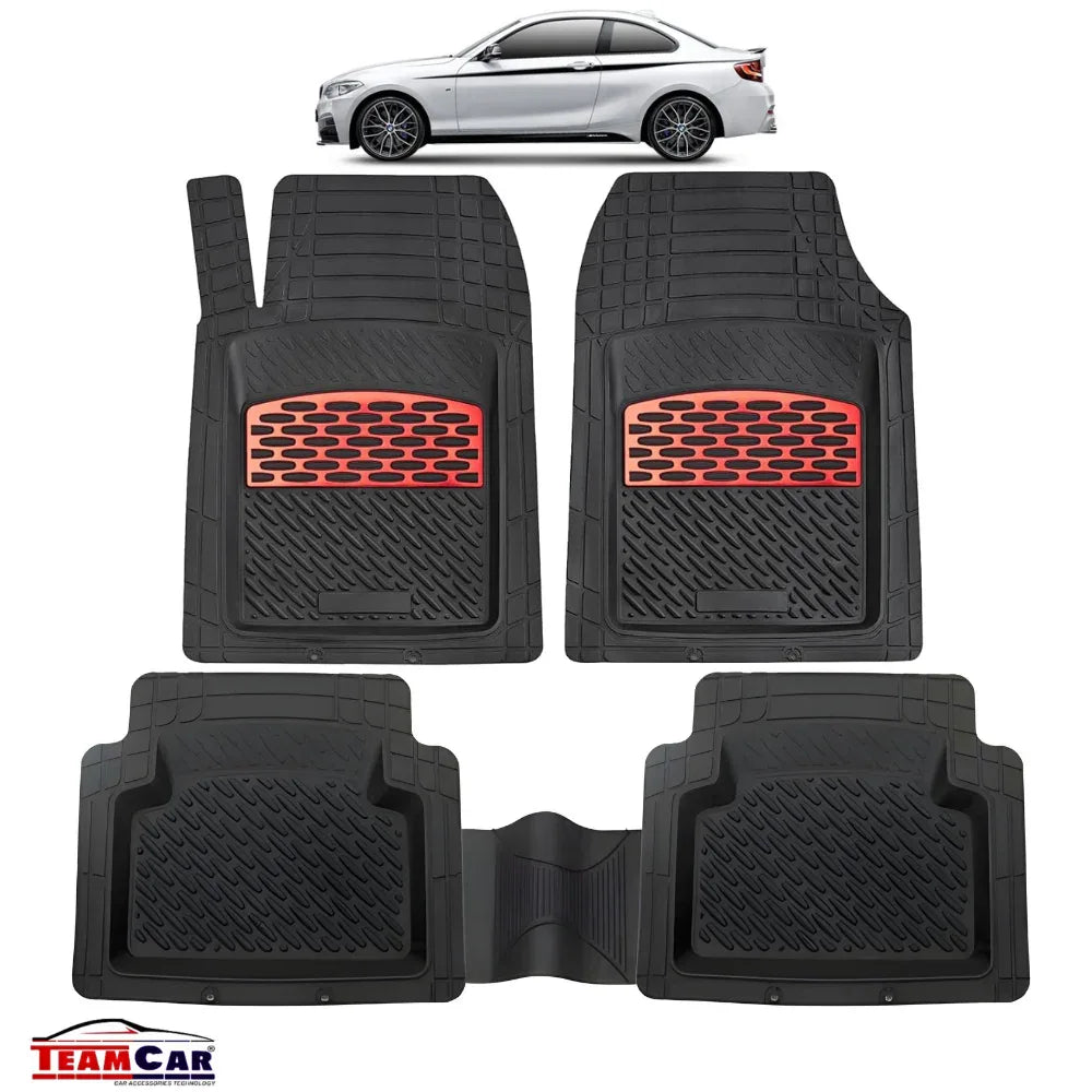 BMW Seria 2 F22 Coupe Covorase Auto TeamCar® Tip Tavita Compatibile (2014–2021) Red - 221.ro