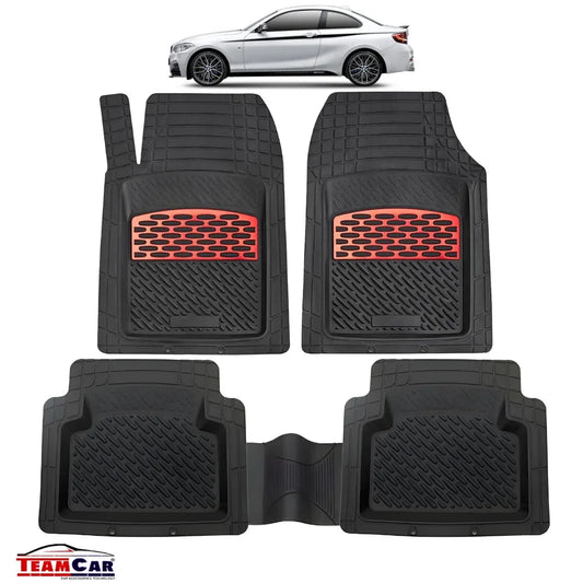 BMW Seria 2 F22 Coupe Covorase Auto TeamCar® Tip Tavita Compatibile (2014–2021) Red - 221.ro