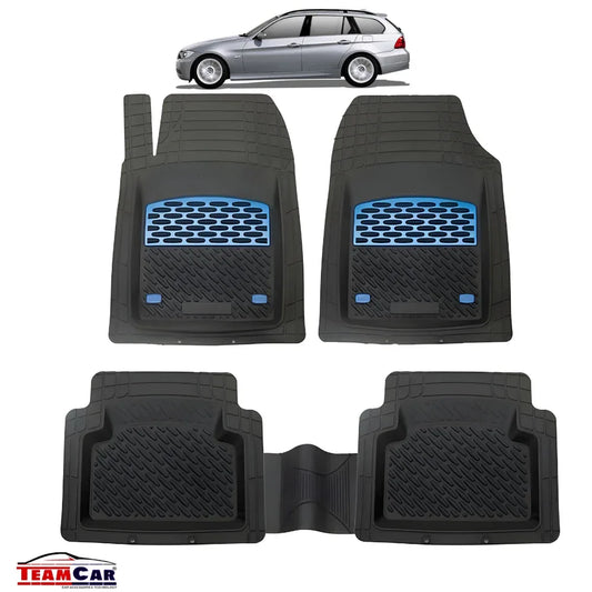 BMW Seria 3 E91 Touring, Break (2005–2012) Covorase Auto TeamCar® Tip Tavita Compatibile Blue - 221.ro