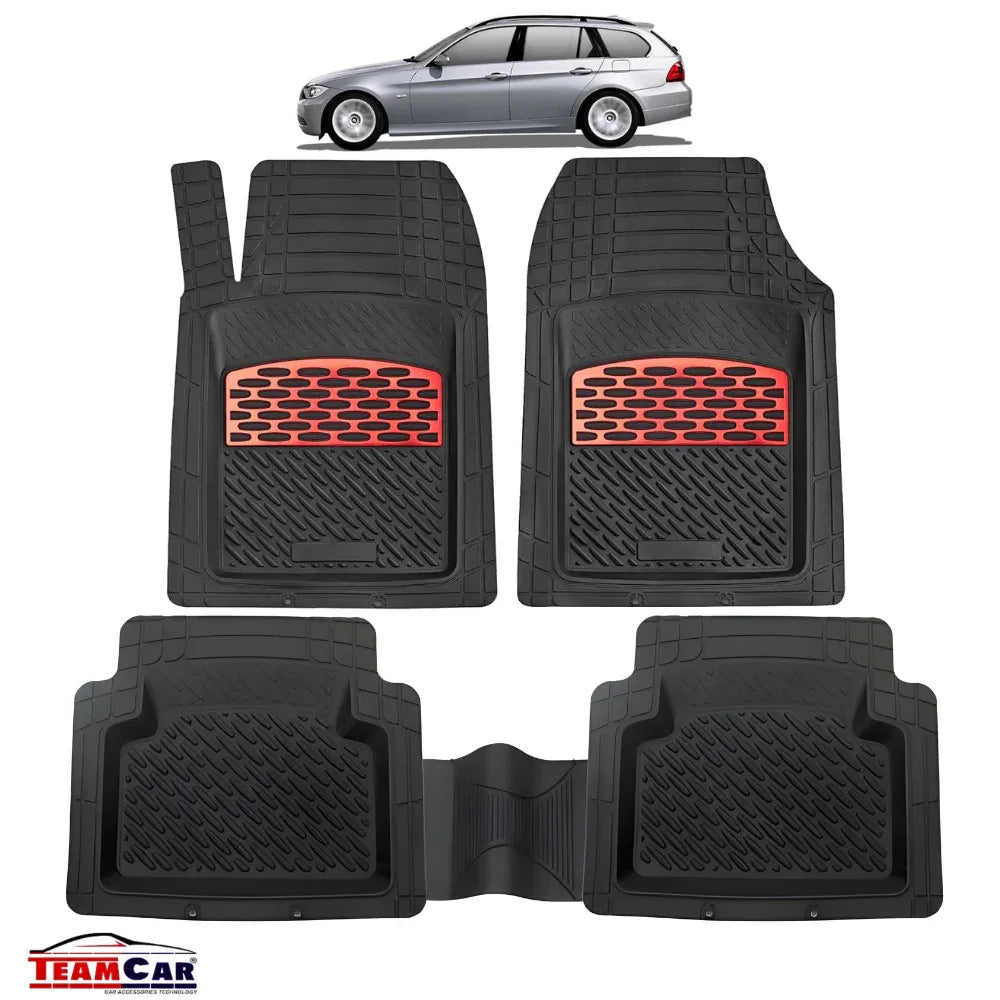 BMW Seria 3 E91 Touring, Break (2005–2012) Covorase Auto TeamCar® Tip Tavita Compatibile Red - 221.ro