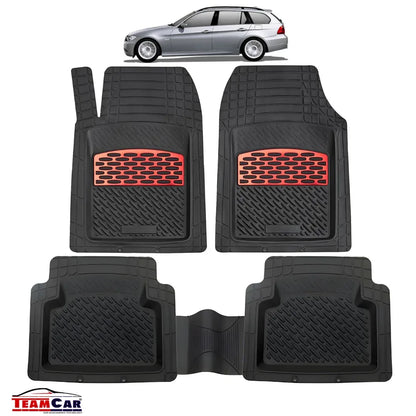 BMW Seria 3 E91 Touring, Break (2005–2012) Covorase Auto TeamCar® Tip Tavita Compatibile Red - 221.ro