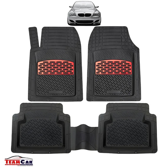 BMW Seria 5 E60 Covorase Auto TEAMCAR® Tip Tăvită pentru 2003-2010, Compatibile Universal, Red - 221.ro