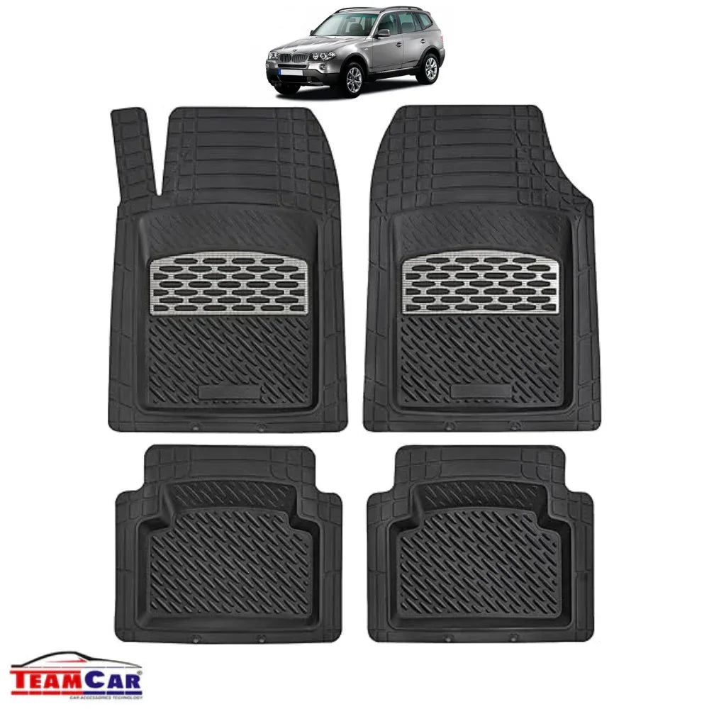 Covorase Auto TEAMCAR® Tip Tăvită pentru BMW X3 E83 2003-2010, Silver - 221.ro