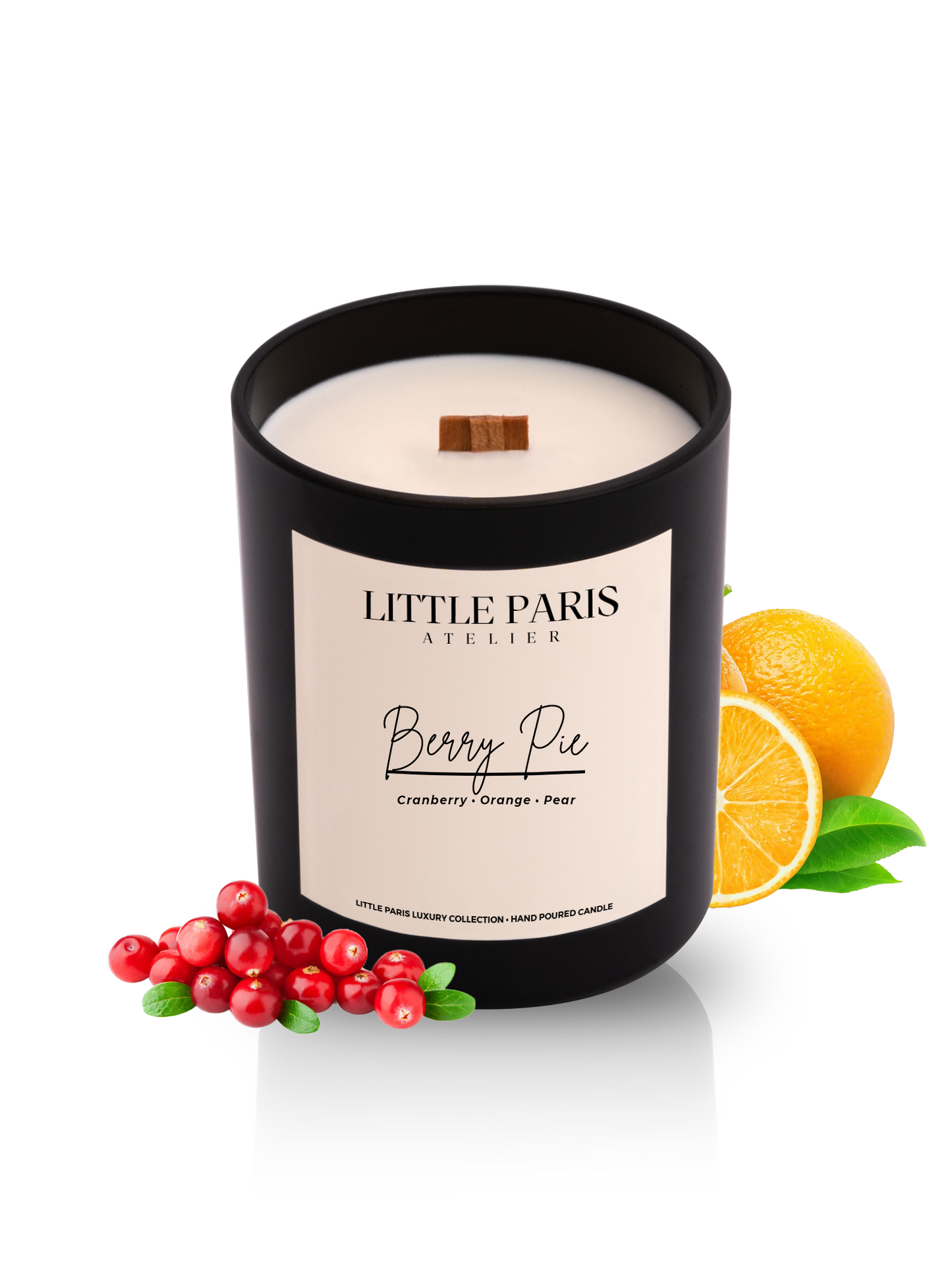 Lumânare parfumată Berry Pie - Merișoare • Portocale • Pere Lumânare parfumată