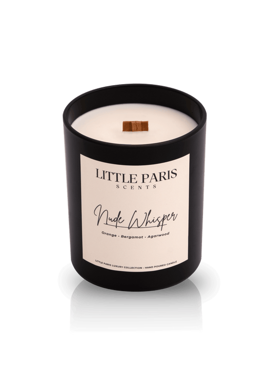 Lumânare parfumată Nude Whisper - Portocală • Bergamotă • Lemn de agar