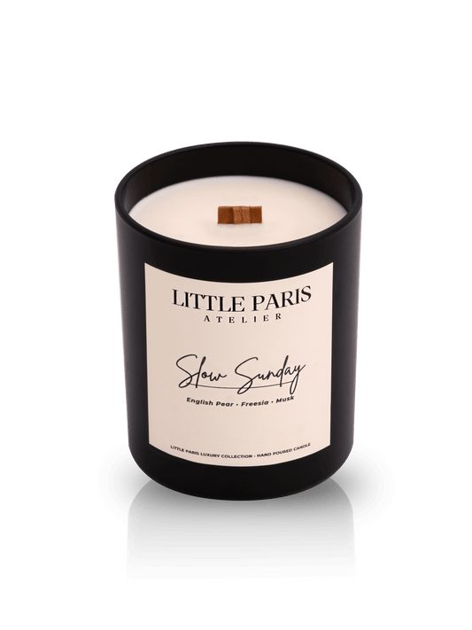 Lumânare parfumată Slow Sunday - Pară • Frezie • Mosc