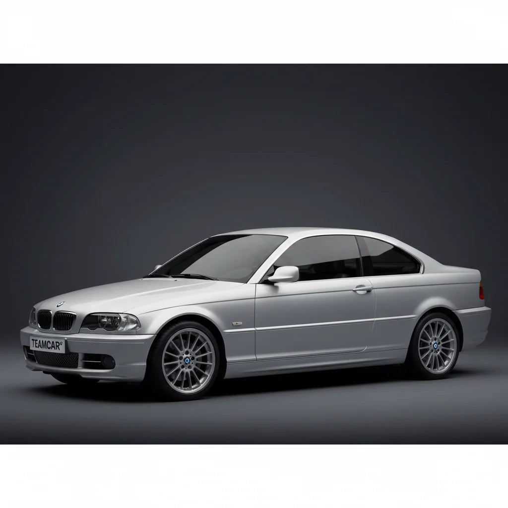 Covorase Auto Tip Tavita Compatibile BMW Seria 3 E46 Coupe (1998–2006) Negru